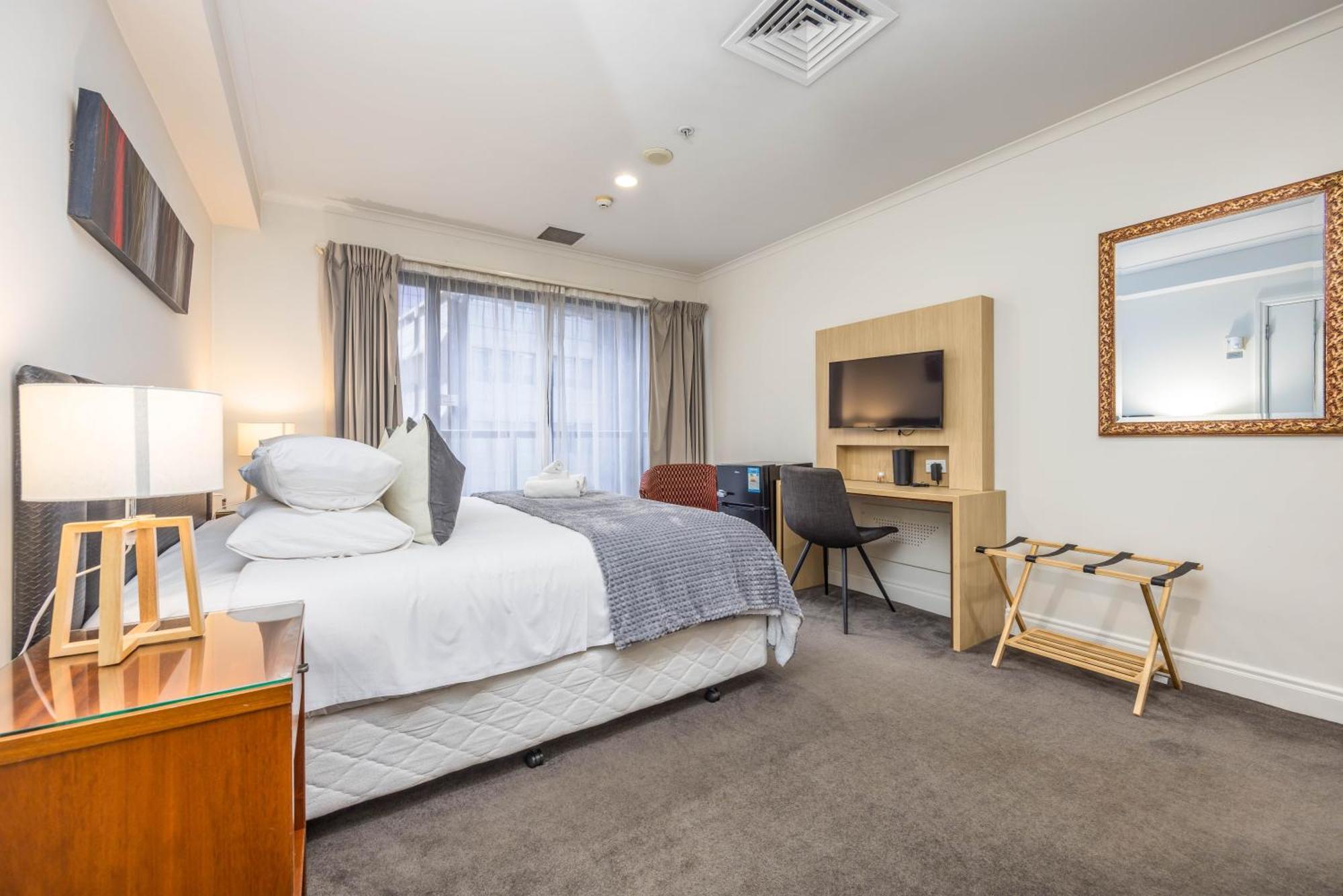 Highrise Studio Apartment W/ Ac, Pool & Gym In Auckland Cbd Extérieur photo